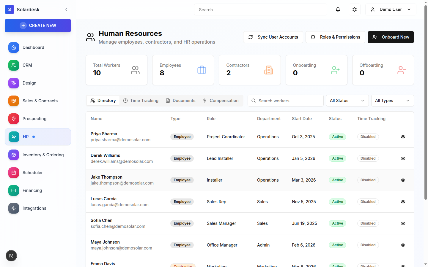 SolarDesk HR & People - Grow your team without the growing pains